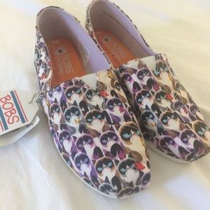 Grumpy Cat Bobs by Sketcher Flats New with Tags